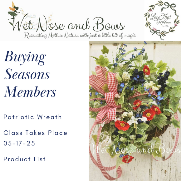 Buying Seasons - Patriotic Wreath - 05-15-25