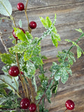 Winter Wonder Pick, 24"x7"x1", Red Green Brown