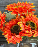 Sunflower Bush, Orange