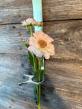 Double Scabiosa Spray, 22", Pink