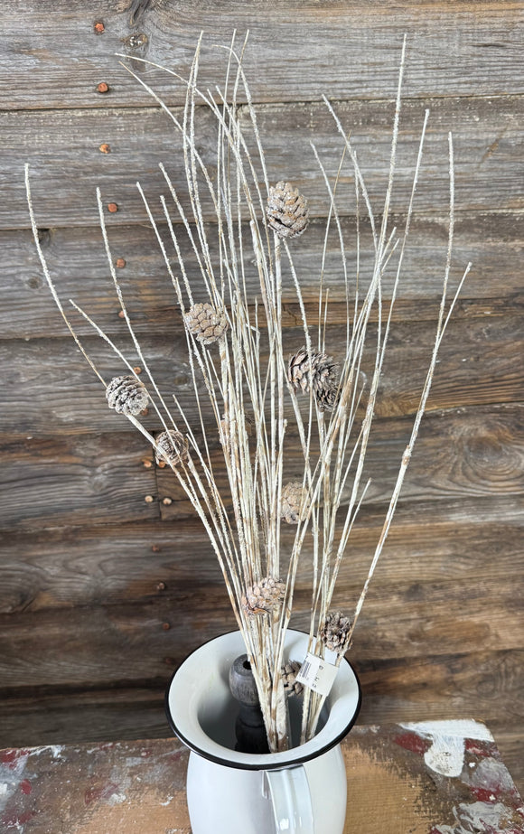 Snowy Birch Twig Spray, 34