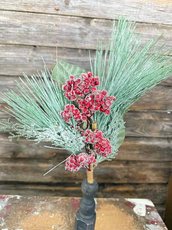 Icy Cinnabar Pine Spray, 18