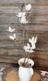Snow Mini Magnolia Spray, 43.5", White