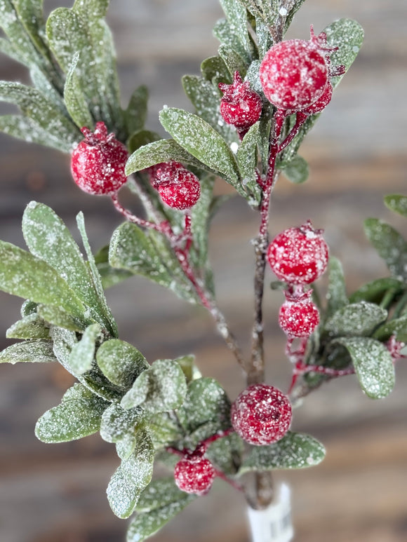 Crystalline Mistleberry Spray, 22