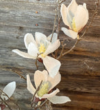 Snow Mini Magnolia Spray, 43.5", White