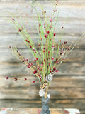 INDIVIDUAL - Iced Pine Pip Berry Bush, 21"