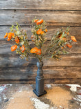 Julep Blooms Bush, 11", Pumpkin