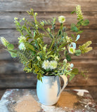 Wildflower Wishes Bush, 24", Green and ivory, 24", Green and ivory