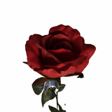 Tall Rose Bud Spray, 27", Red