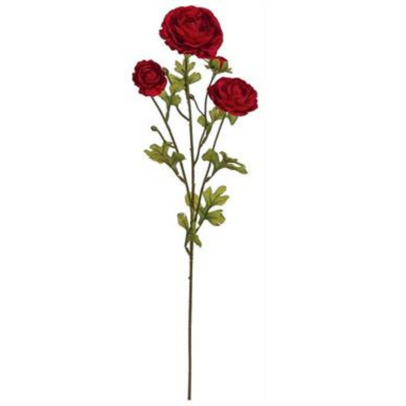 Red Abundance Ranunculus Stem