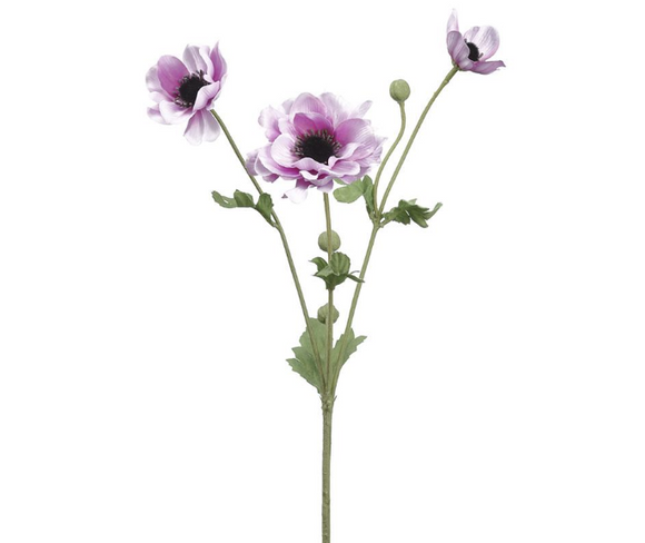 Lavender Anemone Spray