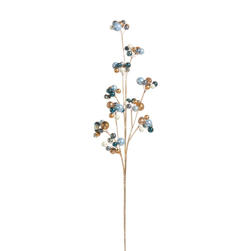 Multi Blue and Gold Ball Spray