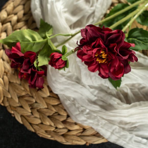 Scarlet Dahlia Spray