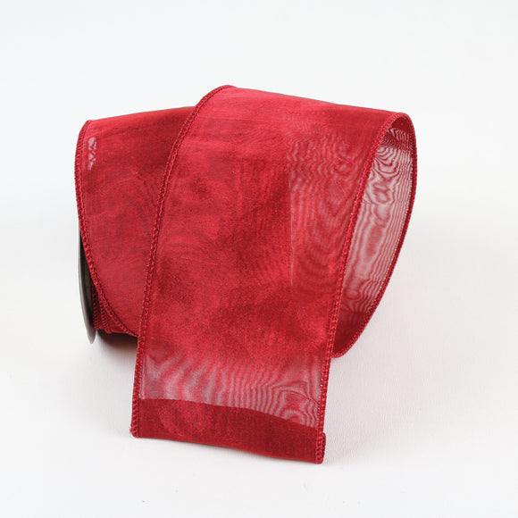 Red Double Sheer Ribbon