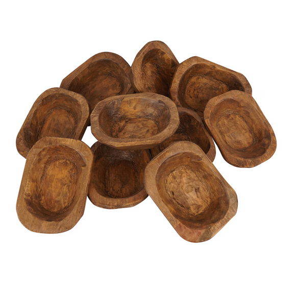 Group of mini dough bowls
