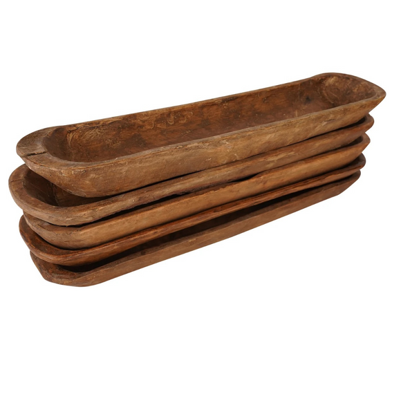 Brown Dough Bowl Full Baguette