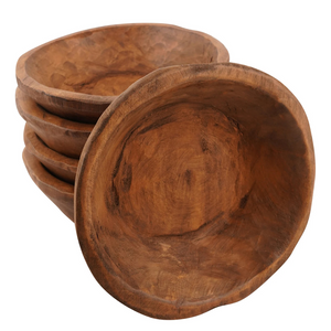 Brown Dough Bowl Medium Round