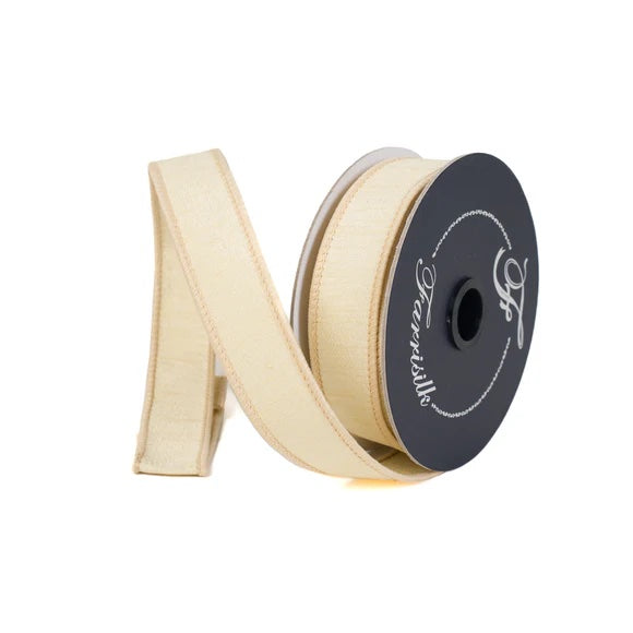 Cream Dupion Ribbon