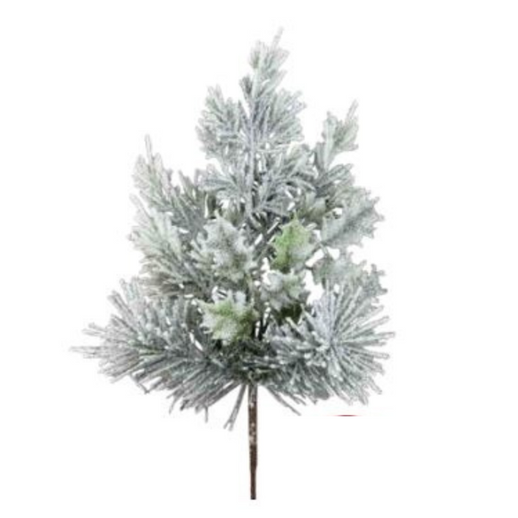  Green Flock Flocked Pine Mix 