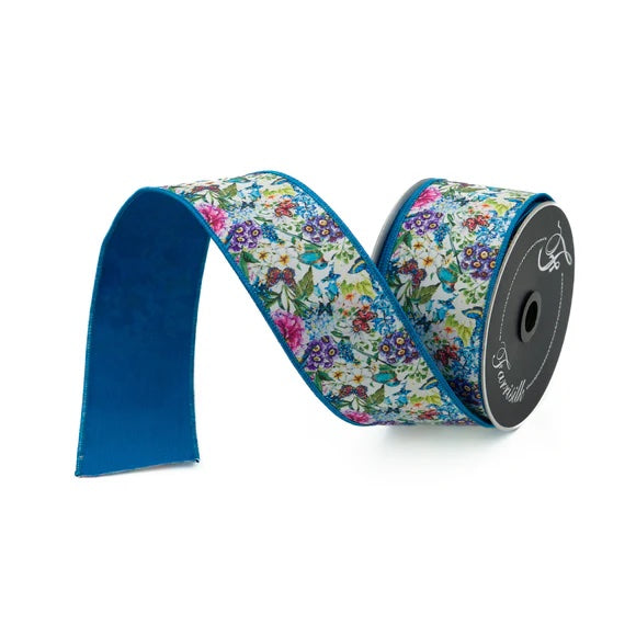 Multi Floral Garden Ribbon