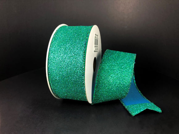 Peacock Glitter Ribbon