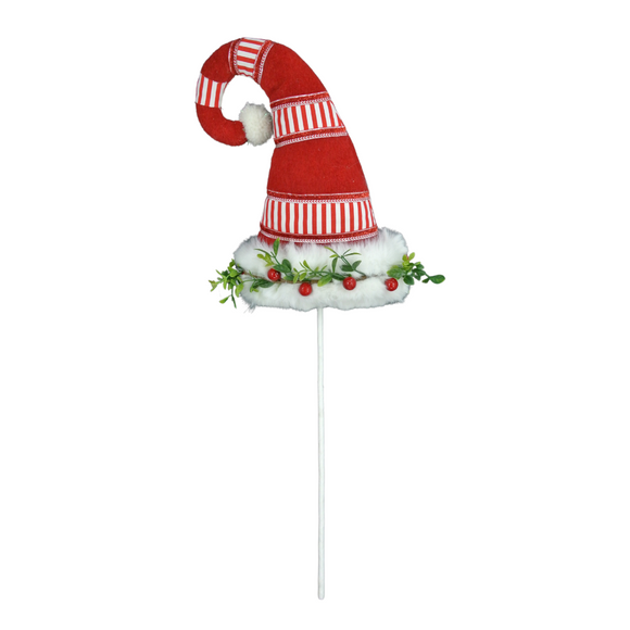 Red White and Green Gnome Hat Spray