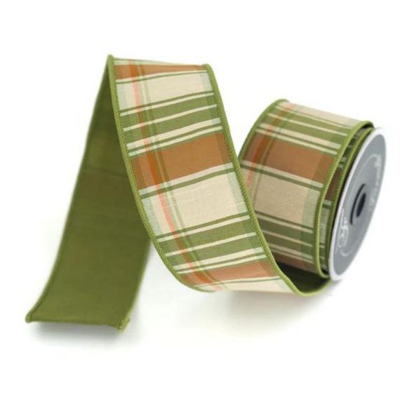 Hampton Plaid Ribbon, 2.5