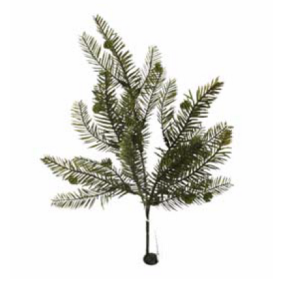 Light Two Tone Green Hemlock Pine Spray