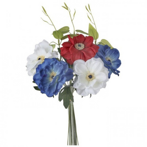 Red White and Blue Independence Anemone Bundle