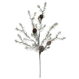 Faux cedar greenery pick