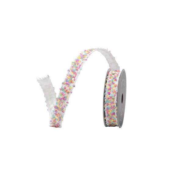  Multi Jolly Sequins Ribbon 