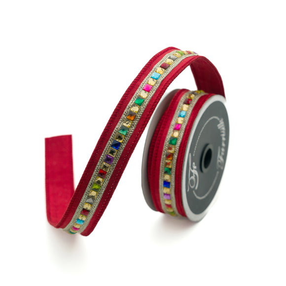 Red Kaleidoscope Ribbon