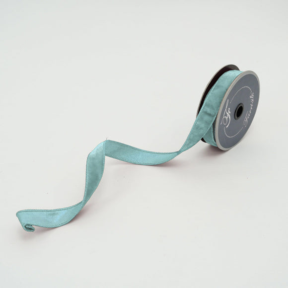 Light Blue Velvet Luster Ribbon