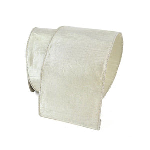 Iridescent White Luster Ribbon