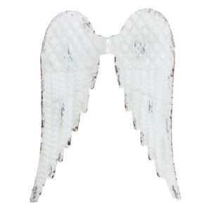 White metal angel wings