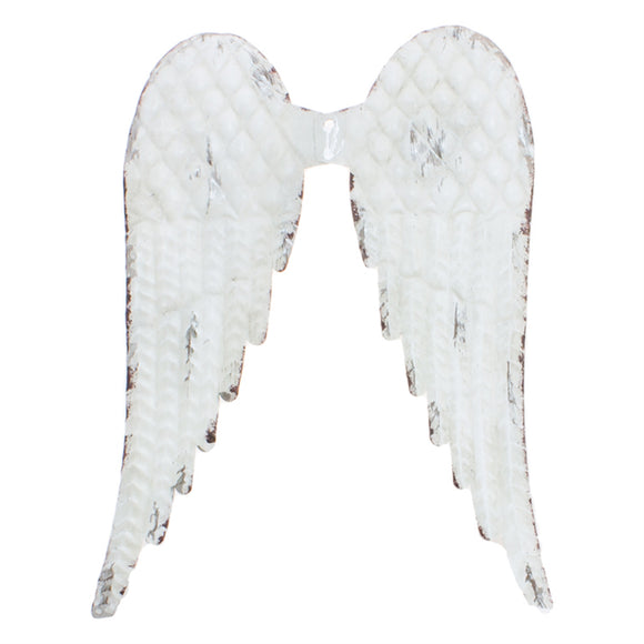 White metal angel wings