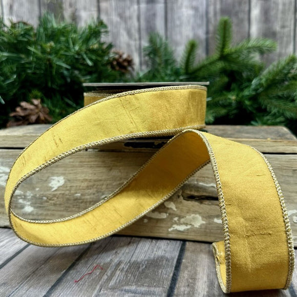 Roll of Gold Metallic Ribbon Ribbon