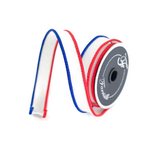 Red White And Blue Patriotic Cord Ribbon