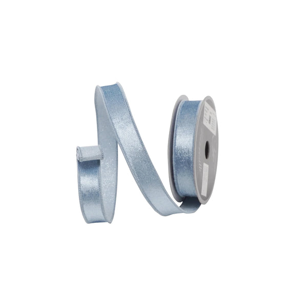  Steel Blue Plush Stardust Ribbon 