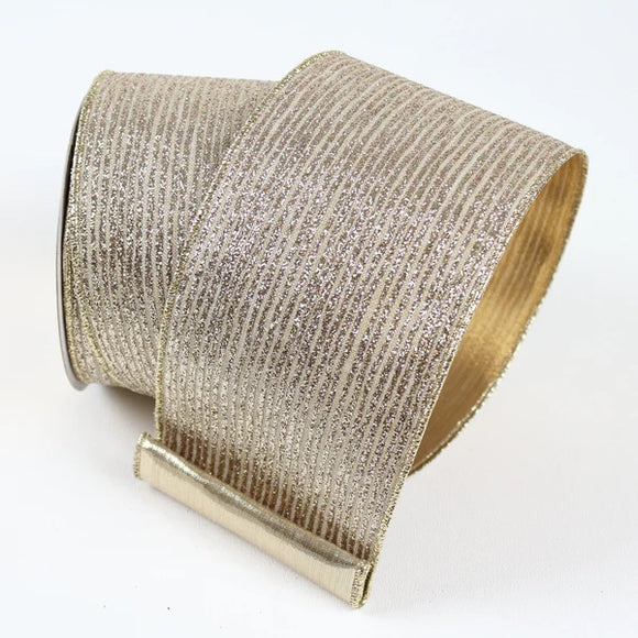 Platinum Random Stripes Ribbon