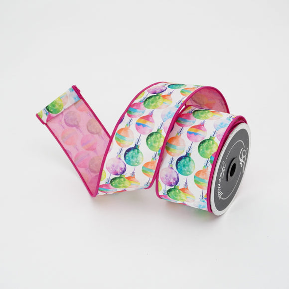 Pink Razzy Jazzy Ornaments Ribbon
