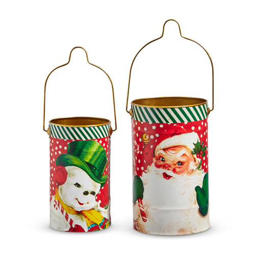 Multi Retro Christmas Buckets