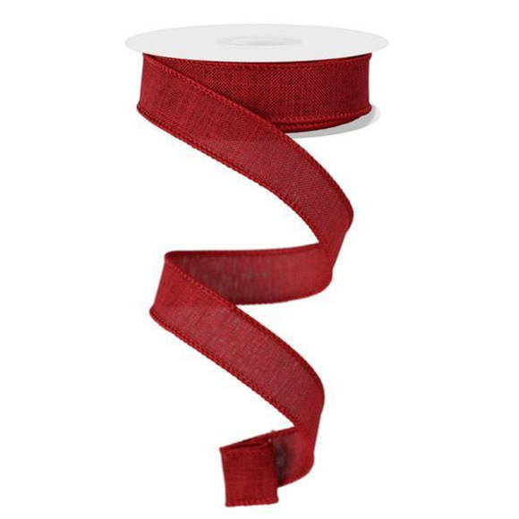 Burgundy Royal Burlap Ribbon
