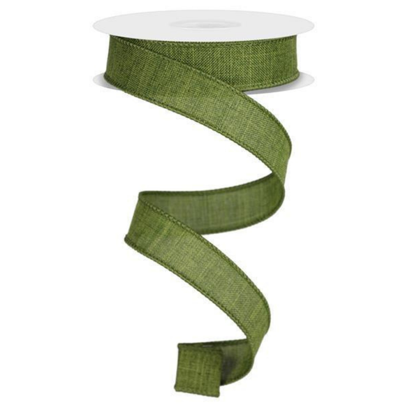 Moss Green Royal Burlap Ribbon