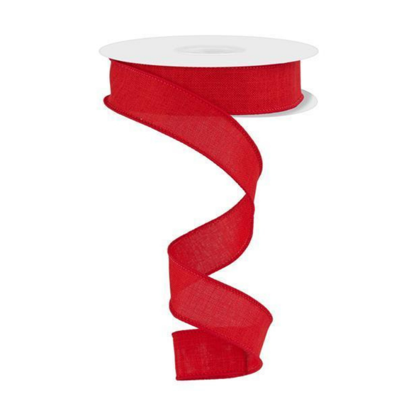 Red Royal Burlap Ribbon