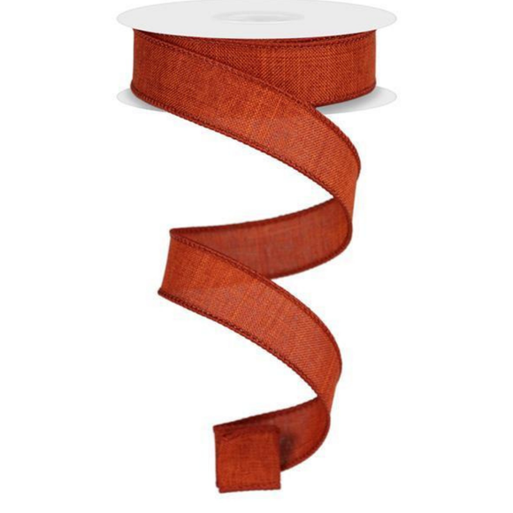 Rust Royal Burlap Ribbon