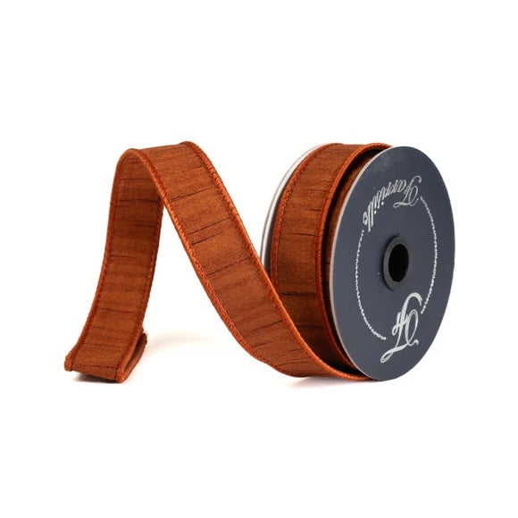  Cinnamon Shimmering Silk Ribbon 