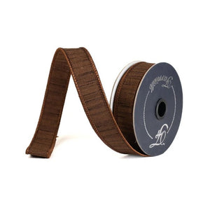  Pecan Shimmering Silk Ribbon 