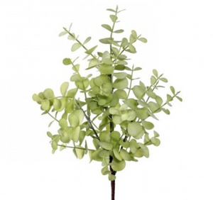 Green White Spring Eucalyptus Pick