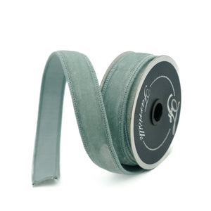 Light Blue Velvet Ribbon